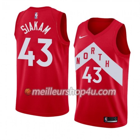 Maillot Basket Homme Toronto Raptors Pascal Siakam 43 2018-19 Nike Rouge Swingman